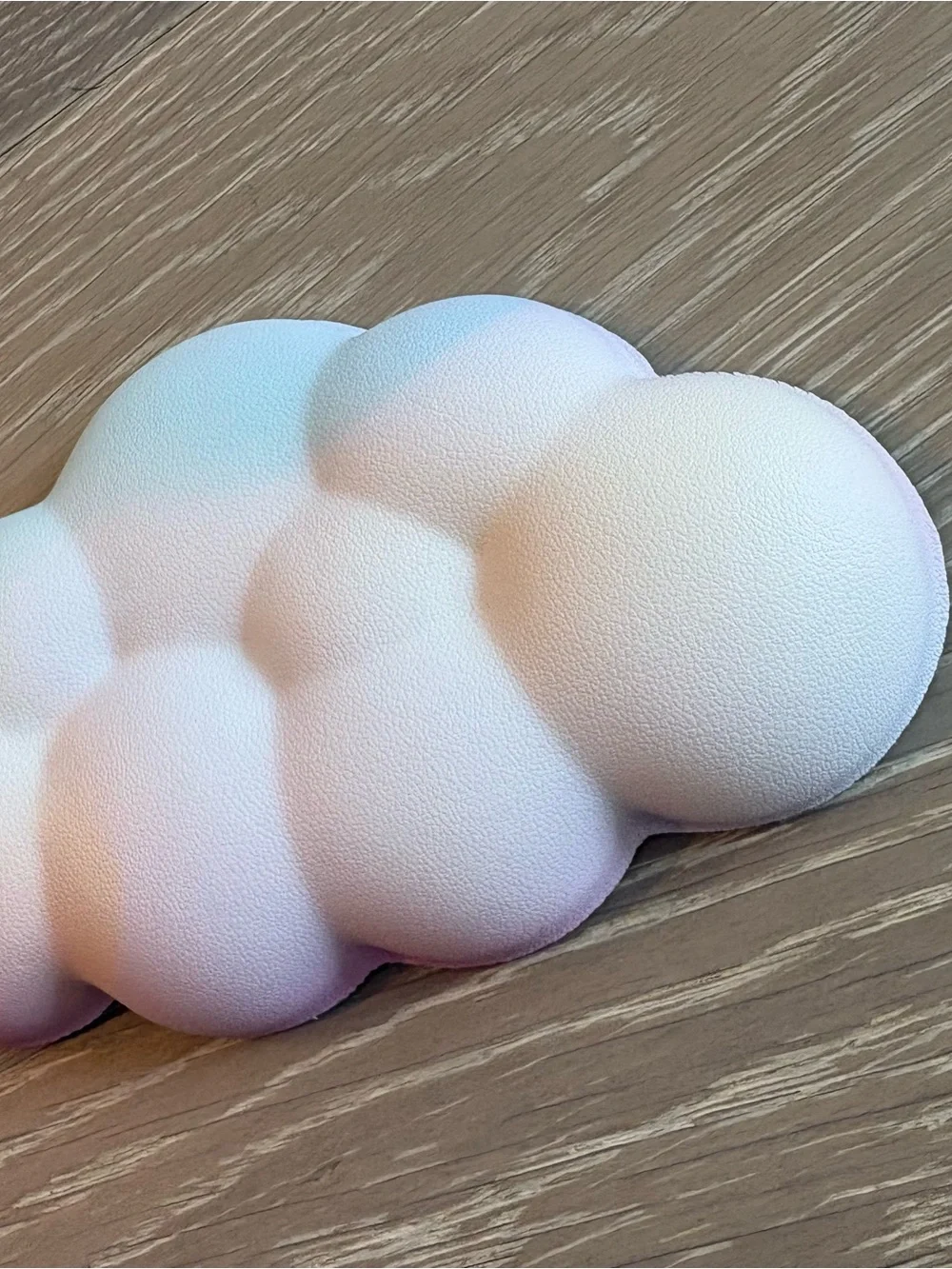 Cloud-Shaped Ombre rainbow wrist Cushion mouse wrist rest